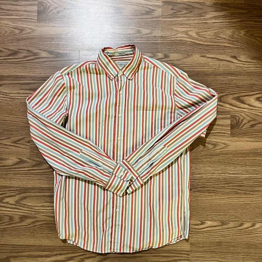 J. Crew Striped Button Down Shirt